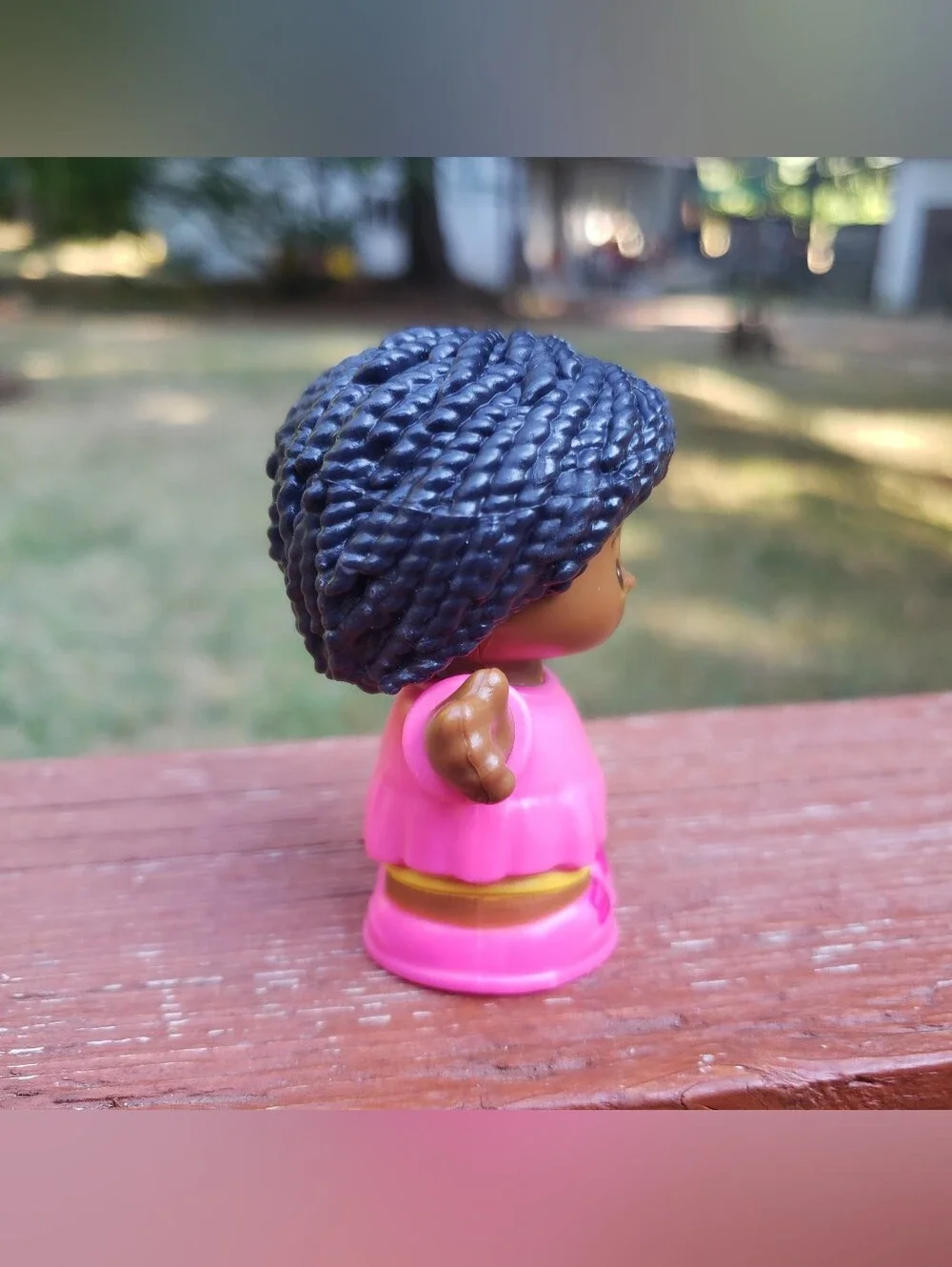 2020 Fisher-Price Little People Little Girl Wearing Pink Outfit